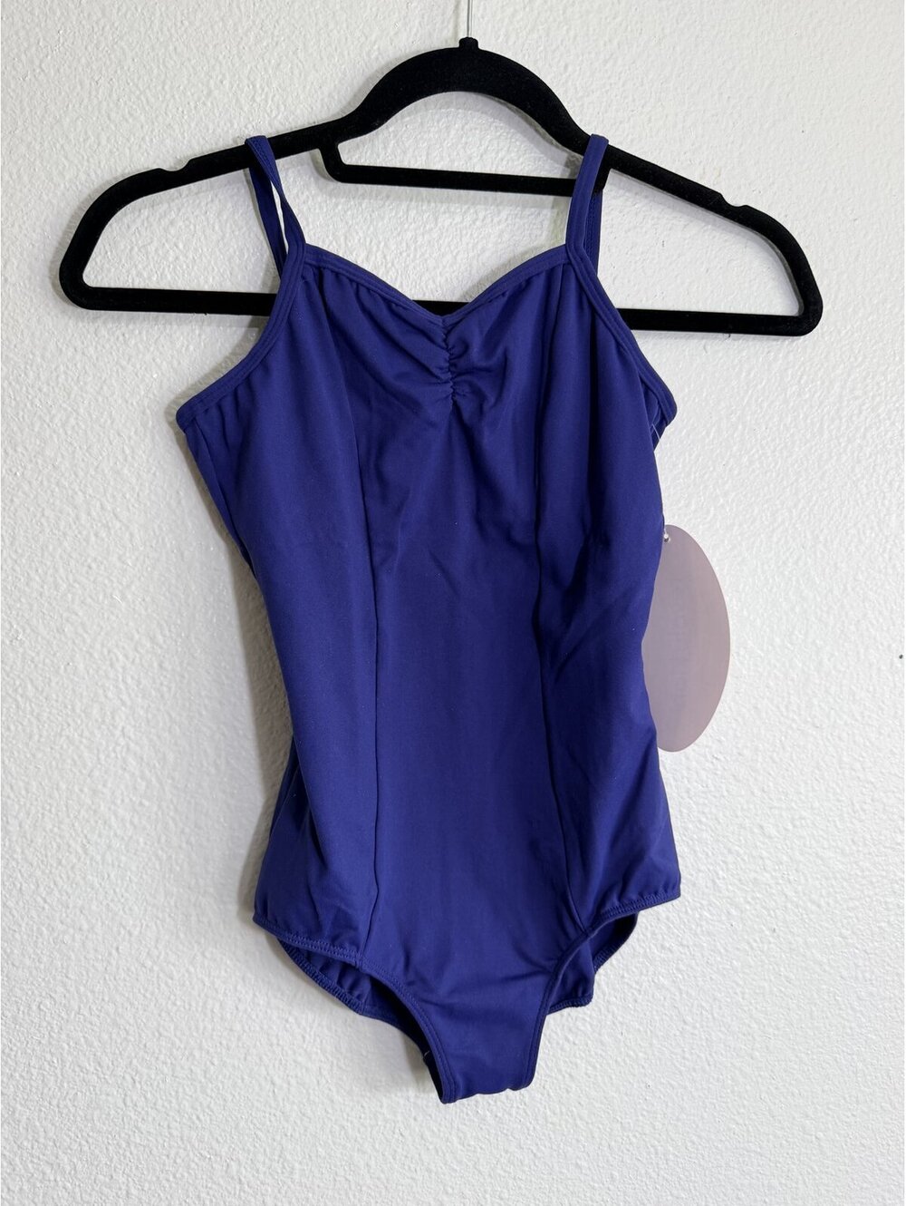 Revolution Dancewear Princess Seam Camisole Leotard Navy Large Child LC